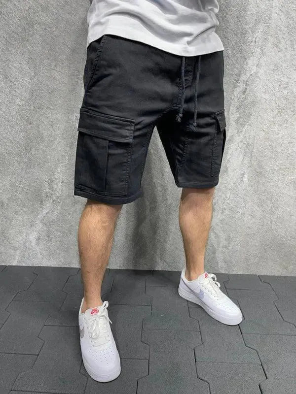 Drawstring Men Cargo Shorts - Men's Shorts | LeStyleParfait-Shorts