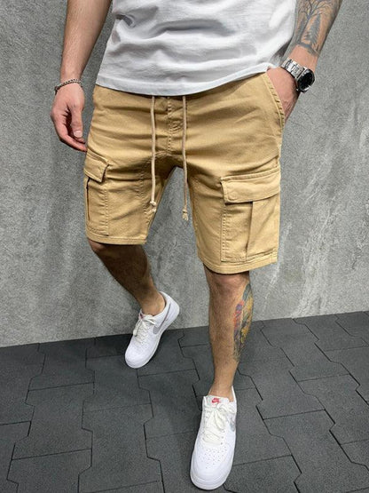 Drawstring Men Cargo Shorts - Shorts - LeStyleParfait