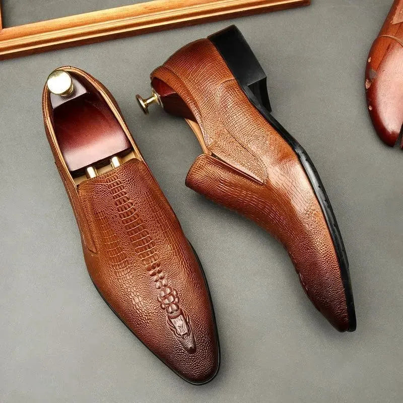 Dress Shoes - Lorenzo Leather Shoes - Dress Shoes - LeStyleParfait