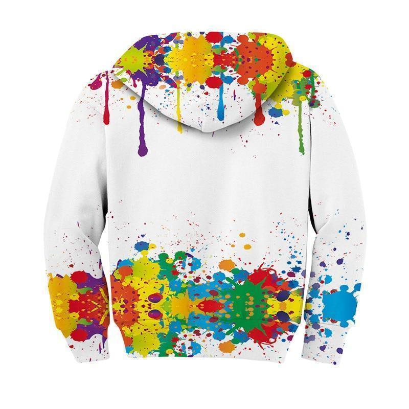 Dripping Paint Kids Hoodies - Kids Hoodies - LeStyleParfait