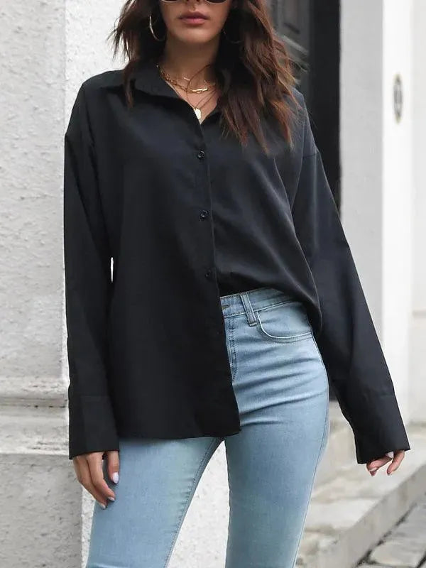 Drop Shoulder Women Shirt - Women's Shirt - LeStyleParfait