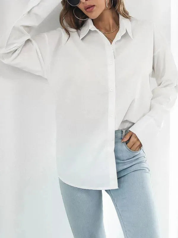 Drop Shoulder Women Shirt - Women's Shirt - LeStyleParfait