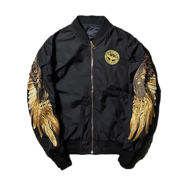 Eagle Wings Bomber Jacket - Bomber Jacket - LeStyleParfait
