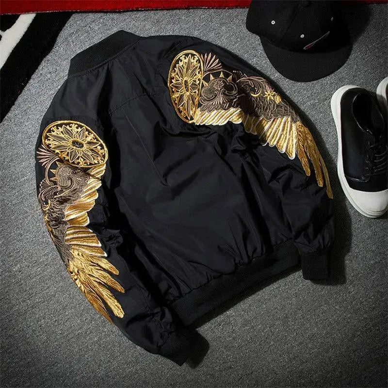 Eagle Wings Bomber Jacket - Bomber Jacket - LeStyleParfait