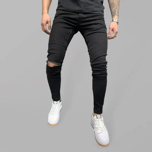 Men Ripped Skinny Fit Jean - Men's Jeans - LeStyleParfait