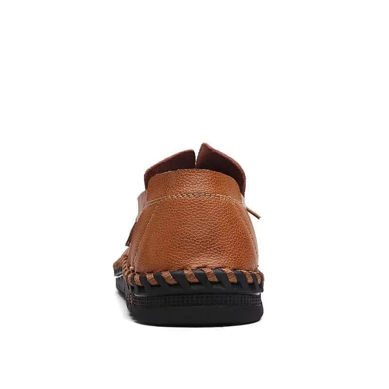 Edie - Slip-On Leather Loafers - Loafer Shoes - LeStyleParfait