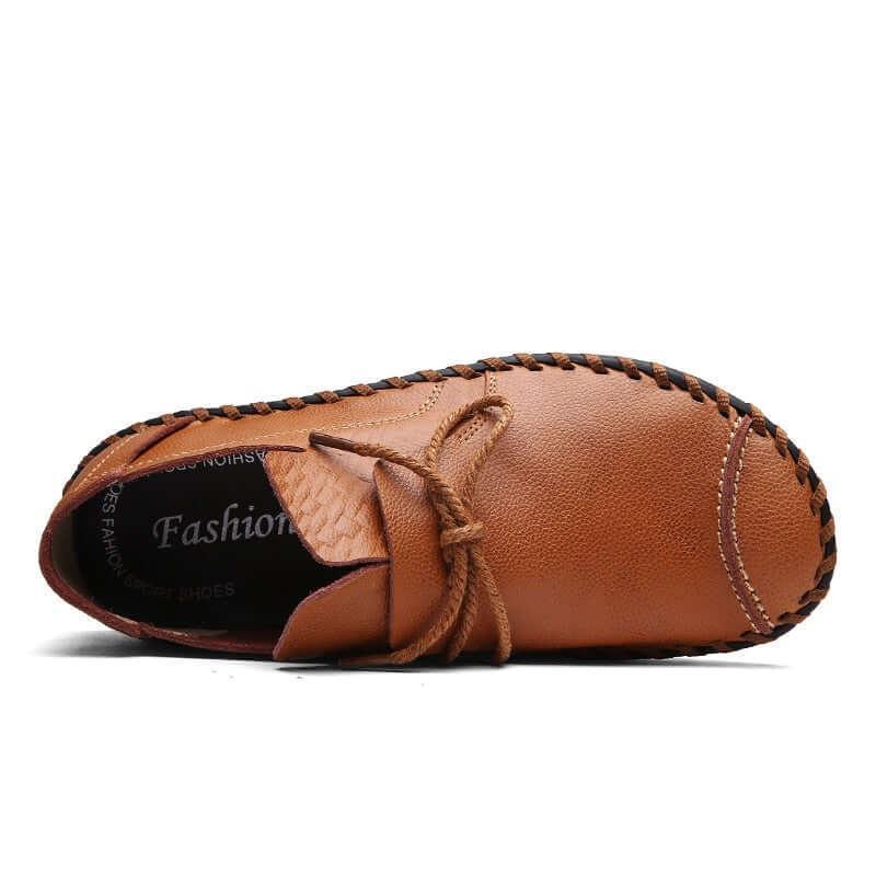 Edie - Slip-On Leather Loafers - Loafer Shoes - LeStyleParfait