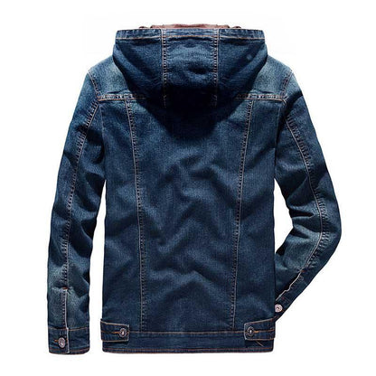 Edison Cargo Denim Jacket For Men - Casual Jacket - LeStyleParfait