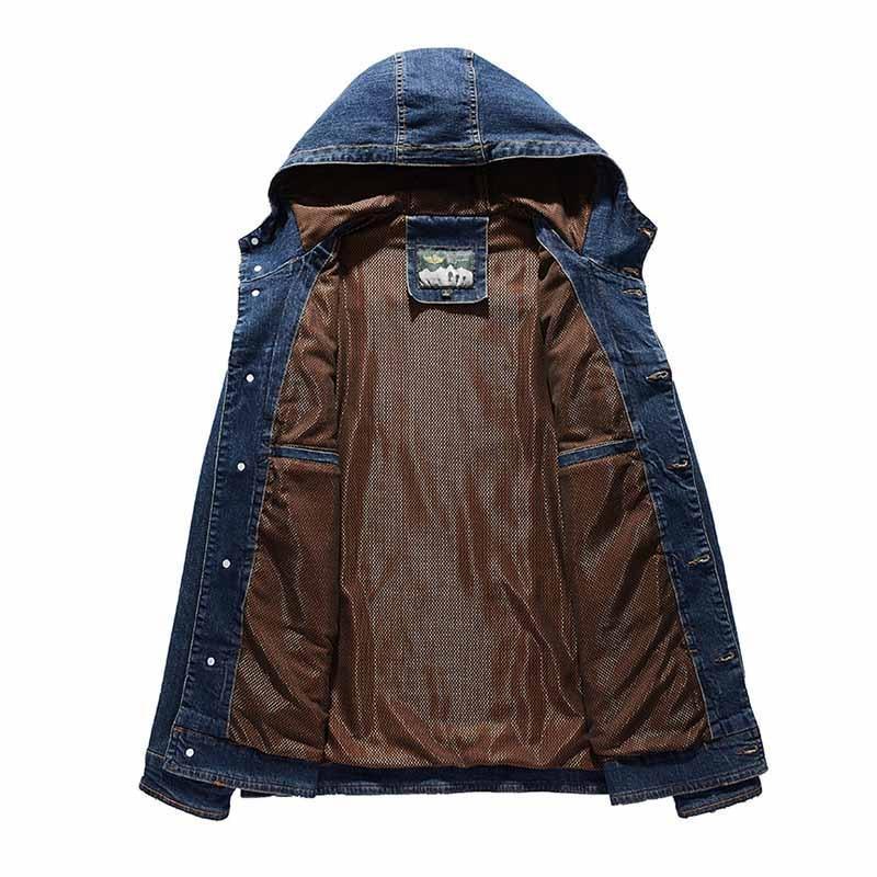 Edison Cargo Denim Jacket For Men - Casual Jacket - LeStyleParfait