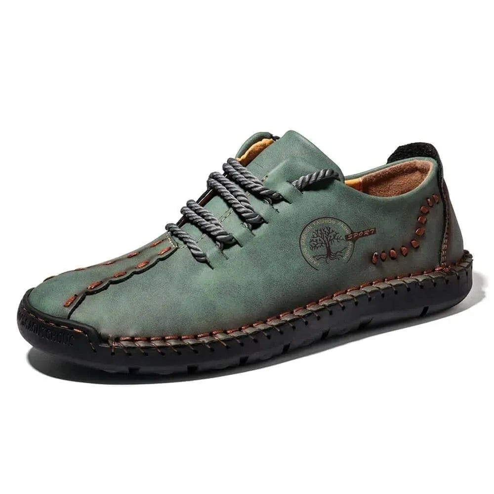 Edoardo Lace-Up Leather Shoes - Casual Shoes - LeStyleParfait