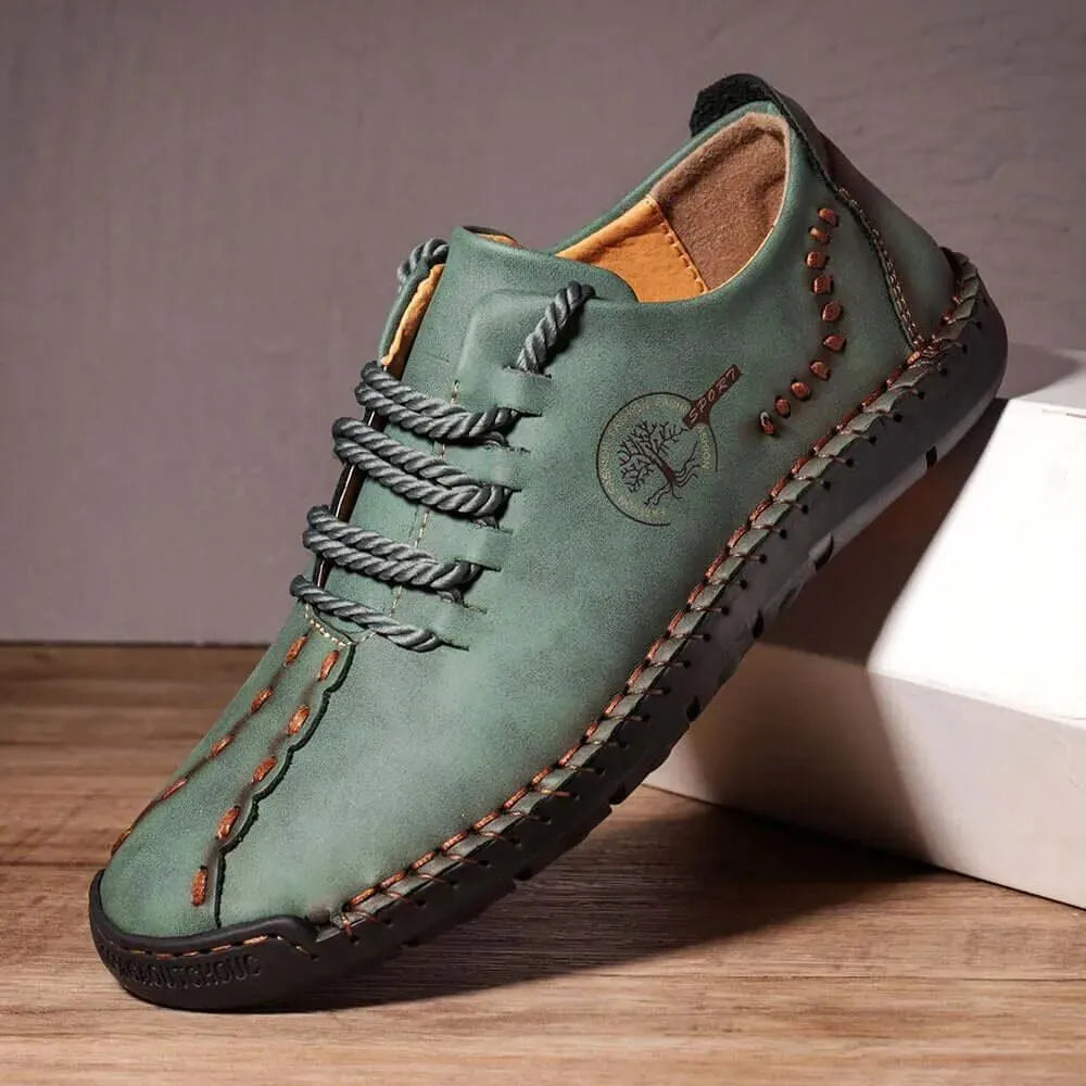 Edoardo Lace-Up Leather Shoes - Casual Shoes - LeStyleParfait