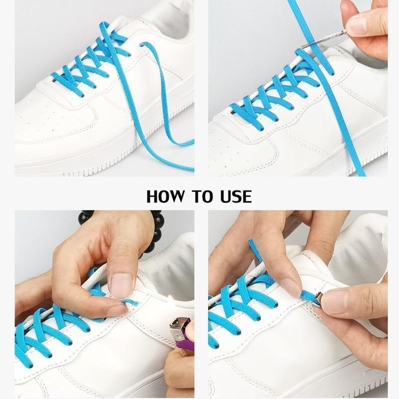 Elastic No Tie Shoelaces, 1 Pair - Shoelaces - LeStyleParfait