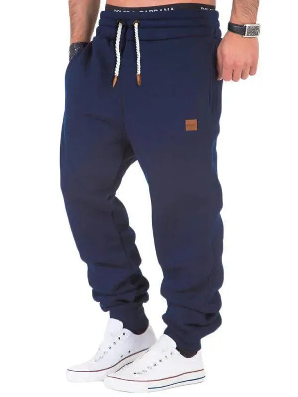Elastic Waist Sports Men Sweatpants - Sweatpants - LeStyleParfait