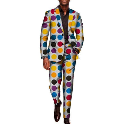 Elegant African Two Piece Suit - African Suit - LeStyleParfait