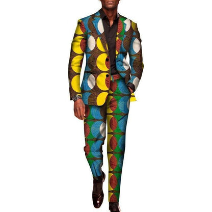 Elegant African Two Piece Suit - African Suit - LeStyleParfait