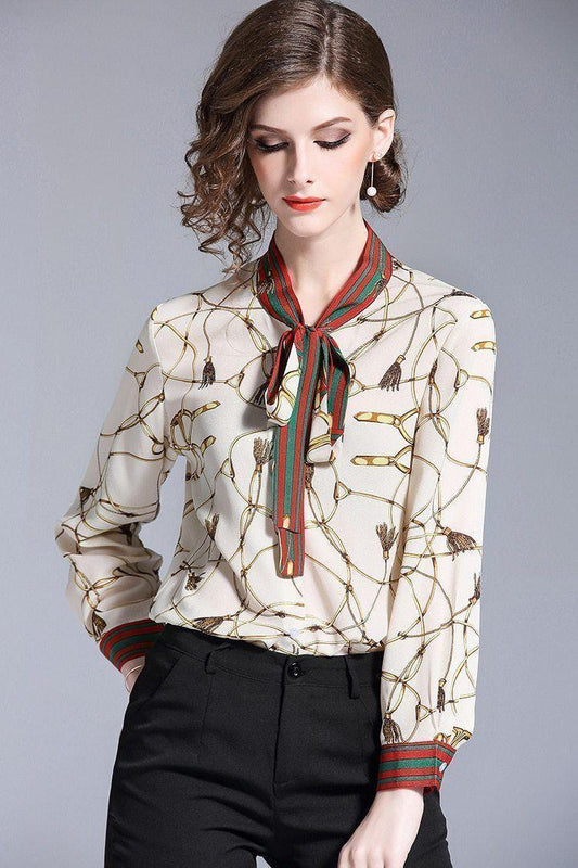 Elegant Chiffon Blouse - Women's Shirt - LeStyleParfait