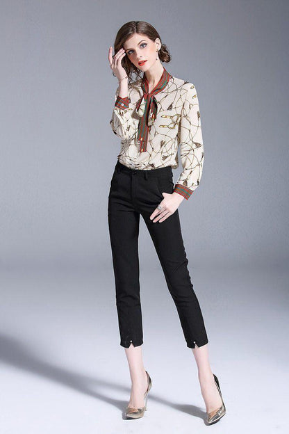 Elegant Chiffon Blouse - Women's Shirt - LeStyleParfait
