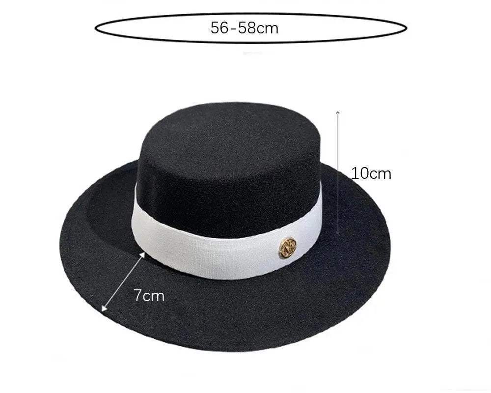 Elegant Fedora Hats for Women - Flat Top - Fedora Hat - LeStyleParfait
