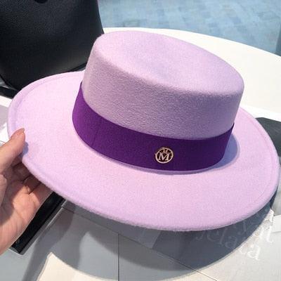 Elegant Fedora Hats for Women - Flat Top - Fedora Hat - LeStyleParfait
