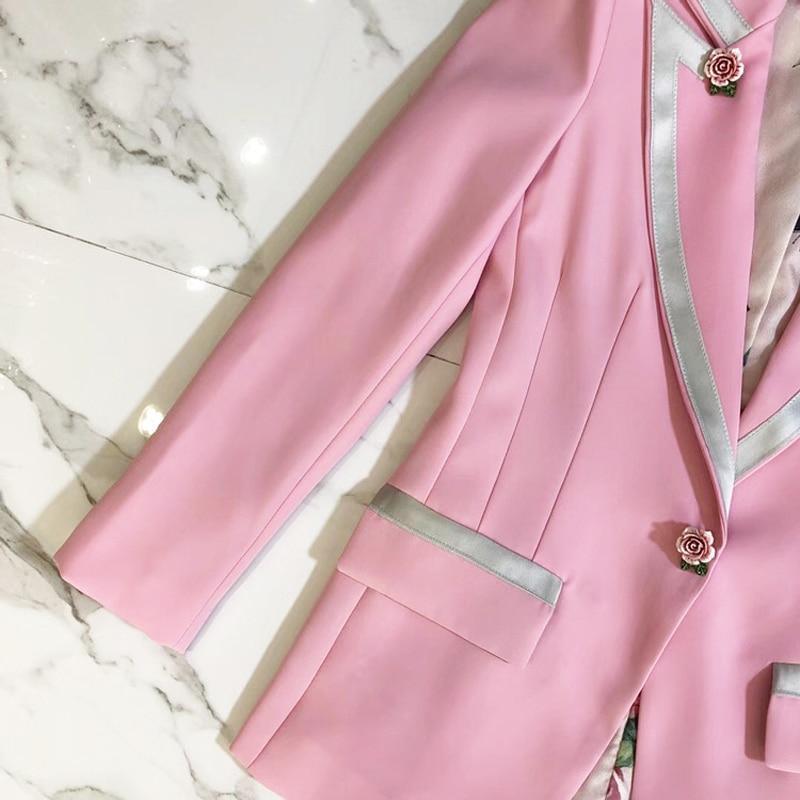 Elegant Pink Blazer Women - Casual - Plain-Solid - Women's Blazer - LeStyleParfait