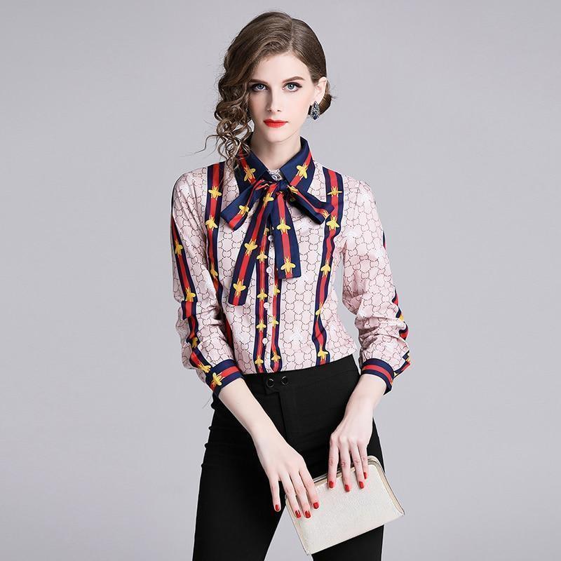 Elegant Pink Silk Blouse - Women's Shirt - LeStyleParfait