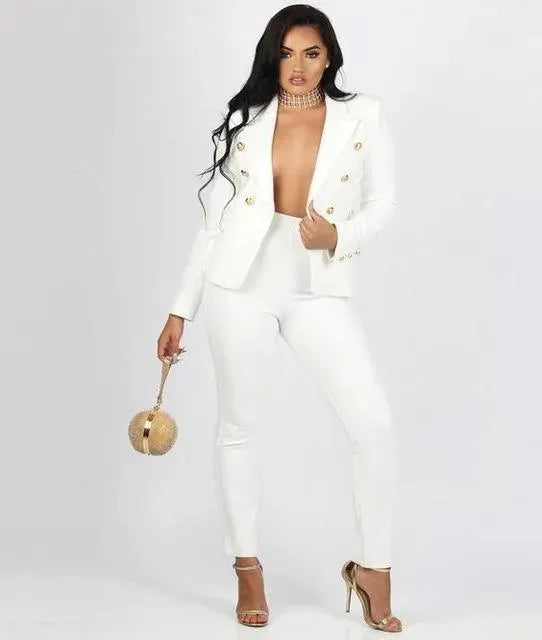 Elegant Two Piece Women Pantsuit - Pantsuit - LeStyleParfait