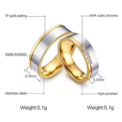 Elegant Wedding Rings - Rings - LeStyleParfait