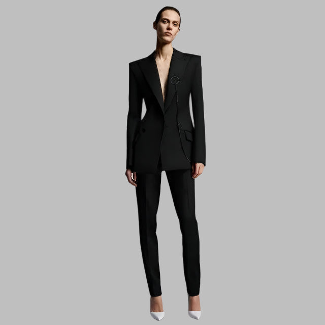 Elegant Women Formal Pantsuit - Pantsuit - LeStyleParfait