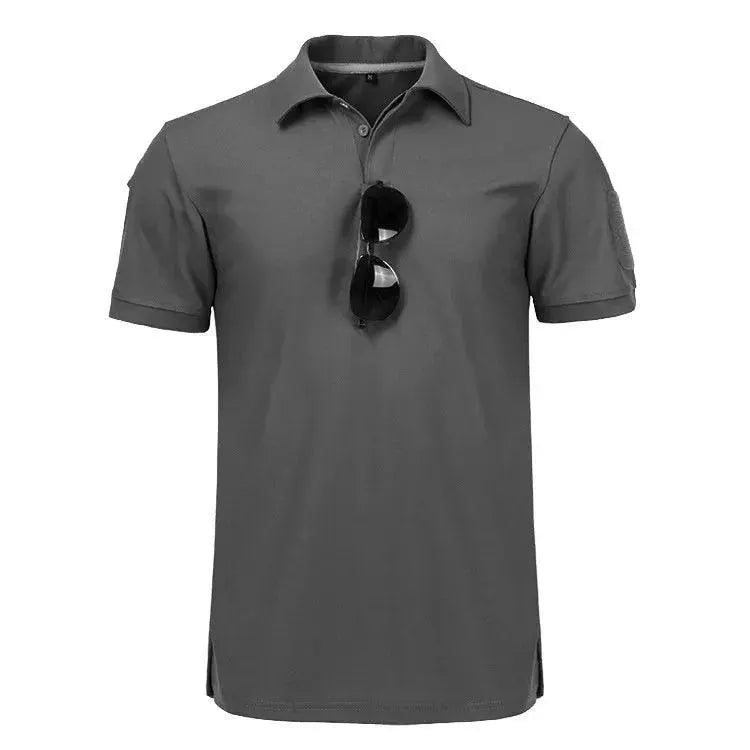 Embroidered Badge Men Polo Shirt - Polo Shirt - LeStyleParfait