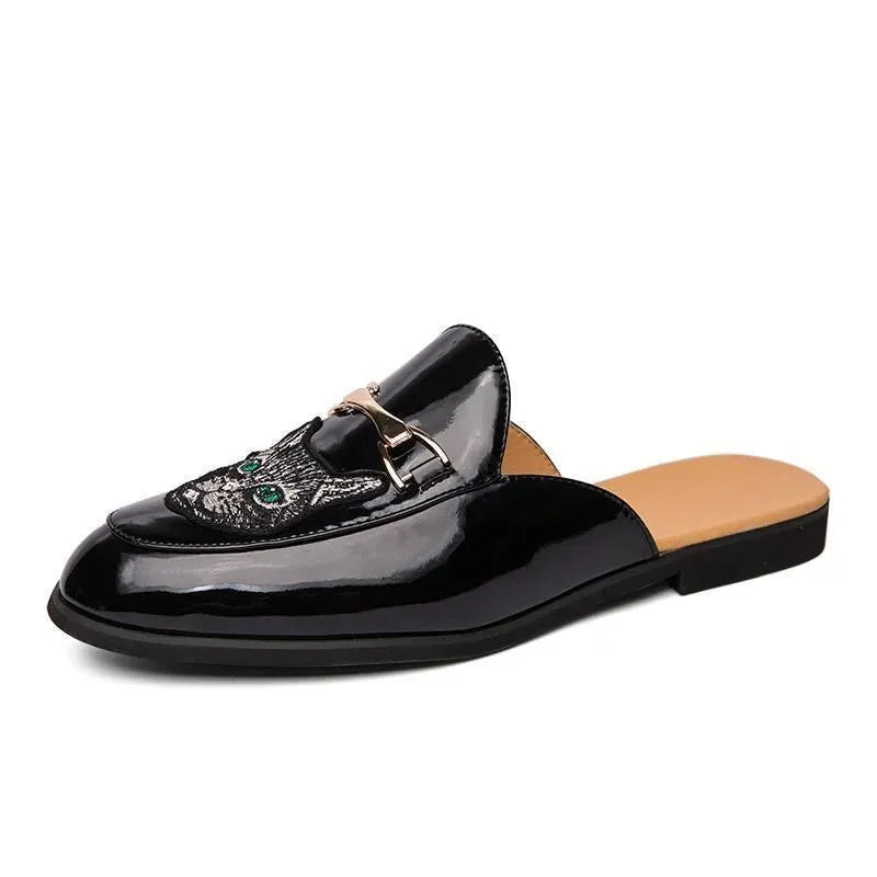 Embroidered Slip On Shoes Sandals - Sandals - LeStyleParfait