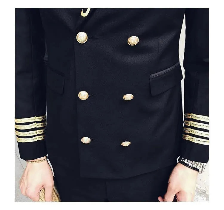 Embroidery Prom Suit For Men - Tuxedo Suit - LeStyleParfait