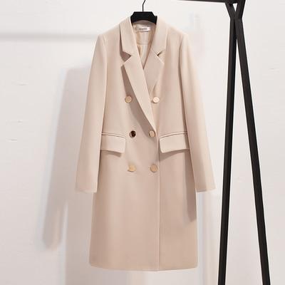 Fashion Double-Breasted Long Coat - Coat - LeStyleParfait
