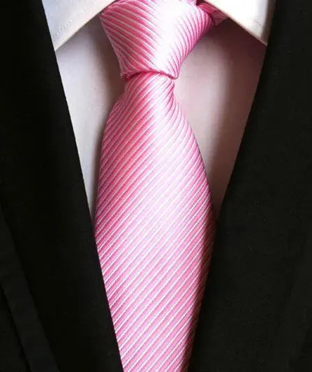Fashion Striped Silk Neckties For Men - Necktie | LeStyleParfait-Necktie
