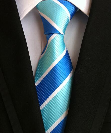 Fashion Striped Silk Neckties For Men - Necktie - LeStyleParfait