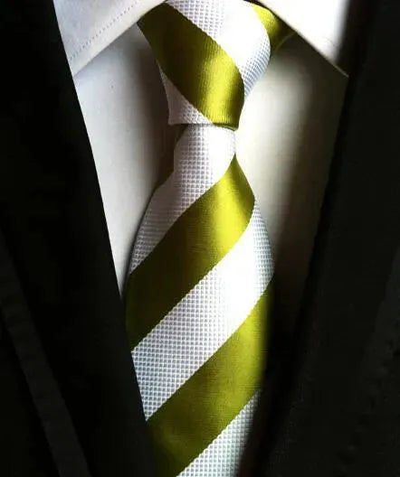 Fashion Striped Silk Neckties For Men - Necktie | LeStyleParfait-Necktie