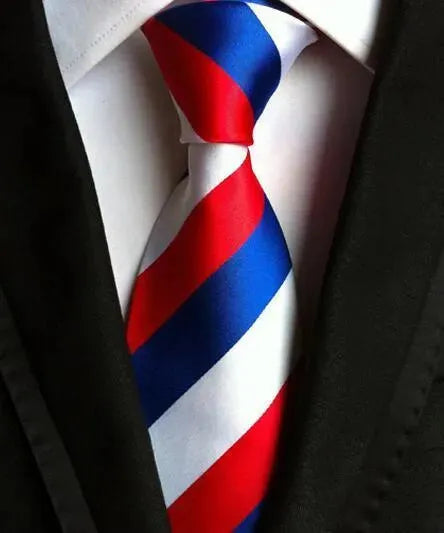Fashion Striped Silk Neckties For Men - Necktie | LeStyleParfait-Necktie