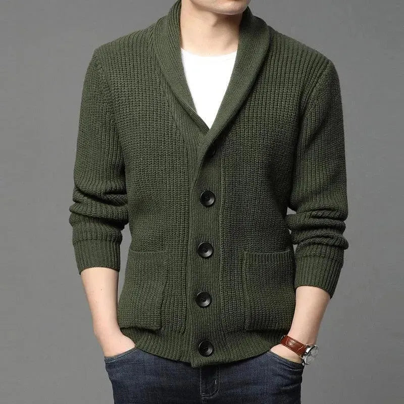 Feel The Warmth Men Cardigan - Cardigan Sweater - LeStyleParfait