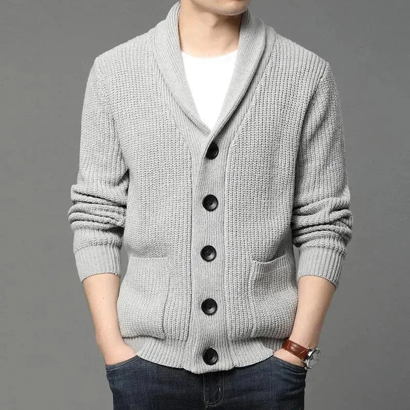 Feel The Warmth Men Cardigan - Cardigan Sweater - LeStyleParfait