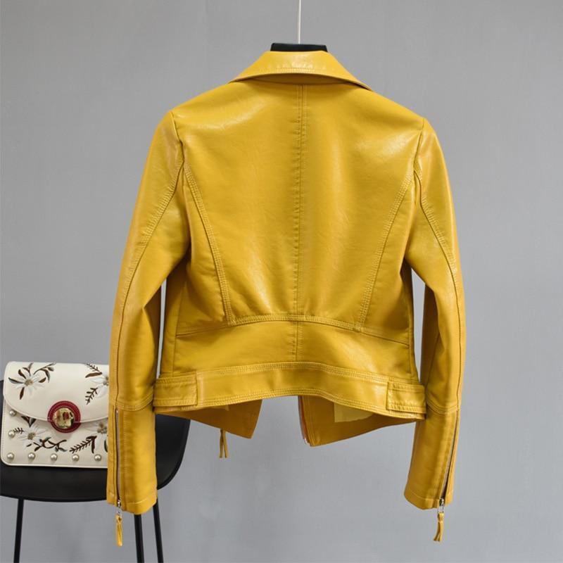 Fiona Biker Leather Jackets - Leather Jacket - LeStyleParfait