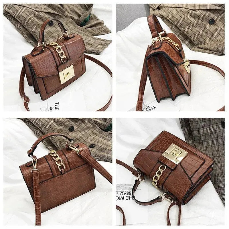 Flap Leather Handbag - Handbag - LeStyleParfait