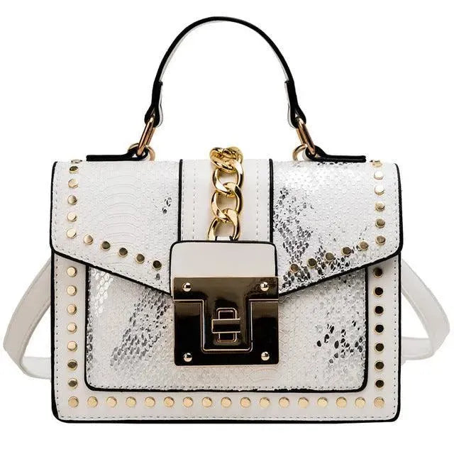 Flap Leather Handbag - Handbag - LeStyleParfait