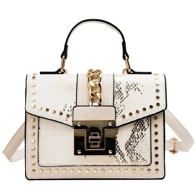 Flap Leather Handbag - Handbag - LeStyleParfait