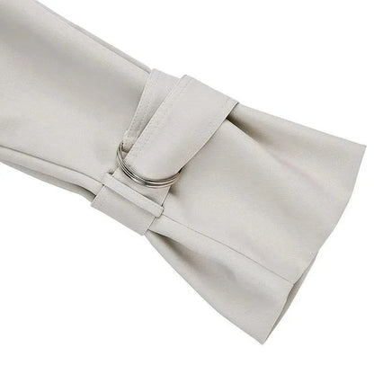 Flared Sleeves Trench Coat For Women - Trench Coat - LeStyleParfait