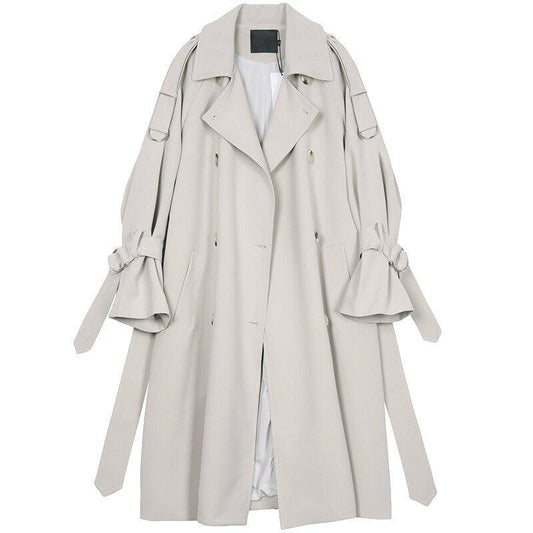 Flared Sleeves Trench Coat For Women - Trench Coat - LeStyleParfait