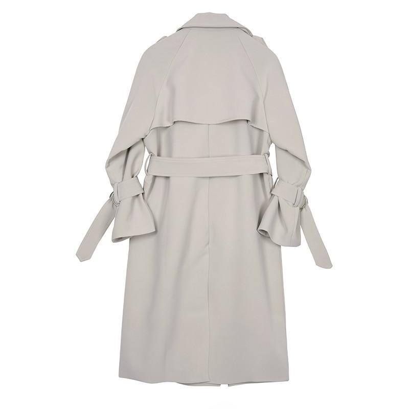 Flared Sleeves Trench Coat For Women - Trench Coat - LeStyleParfait