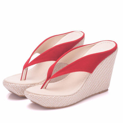 Flip Flops Beach Sandals - Wedge Shoes - LeStyleParfait