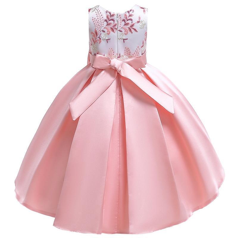 Floral Bow Dress For Girls- Sleeveless - Floral Dress - LeStyleParfait