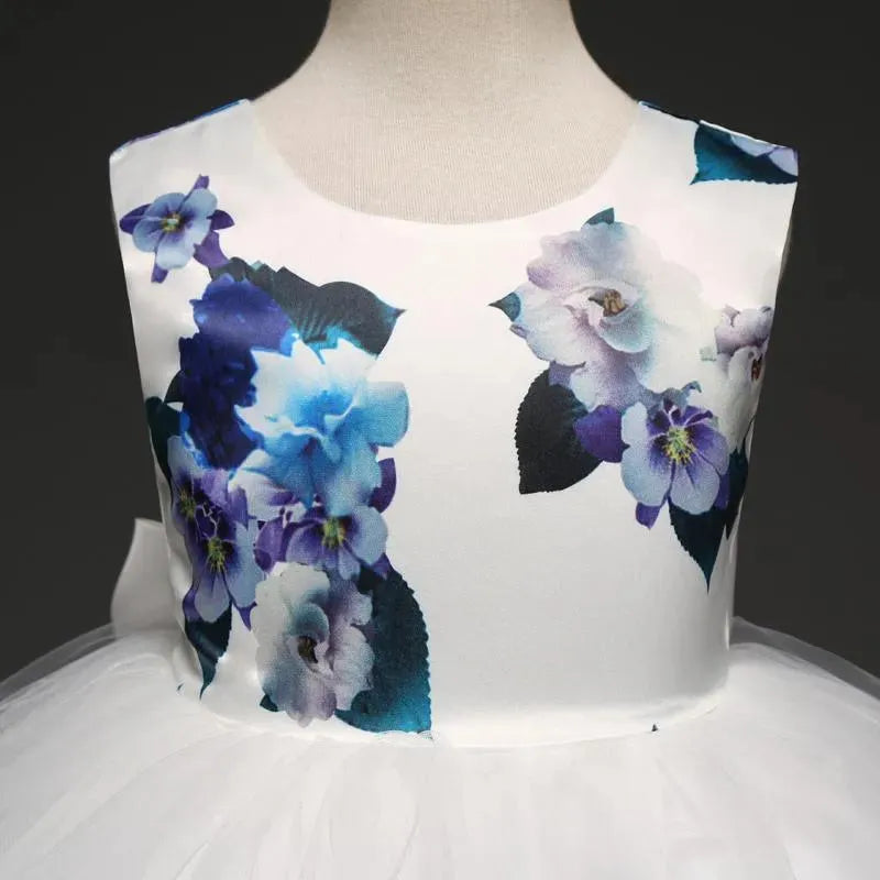 Floral Girls Lace Dress - Girls Dresses - LeStyleParfait