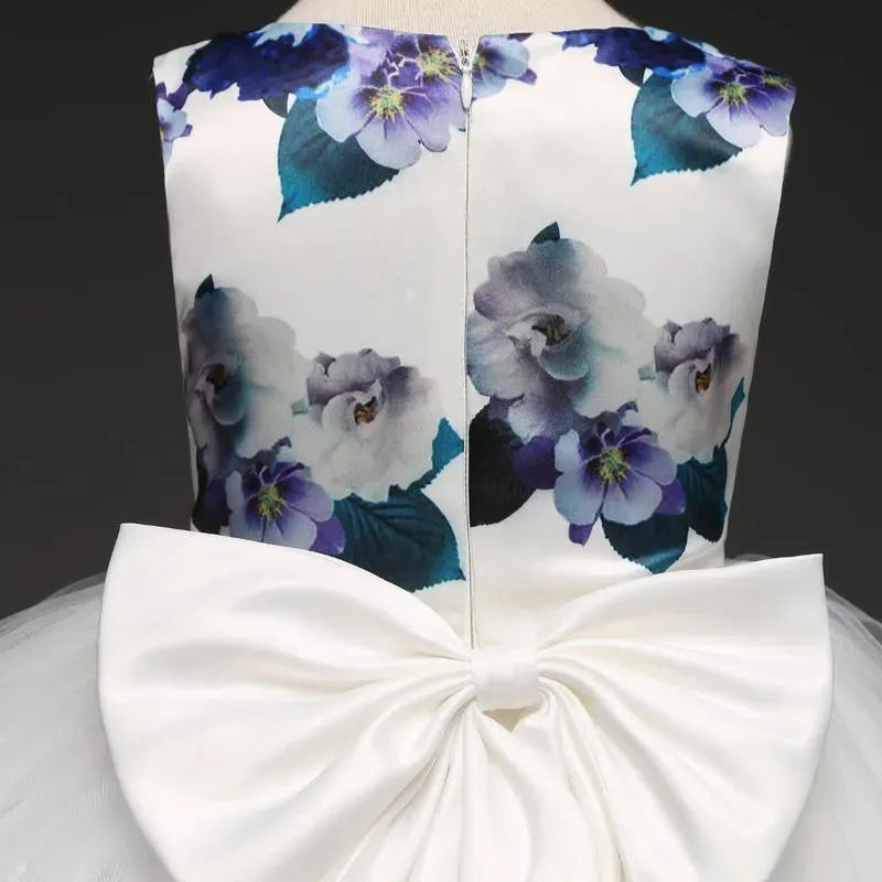 Floral Girls Lace Dress - Girls Dresses - LeStyleParfait