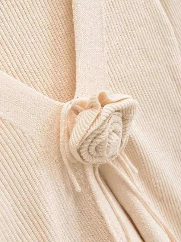 LeStyleParfait Women's Sweaters Casual Cardigan Plain-Solid V-Neck Long Sleeves-Cardigan Sweater